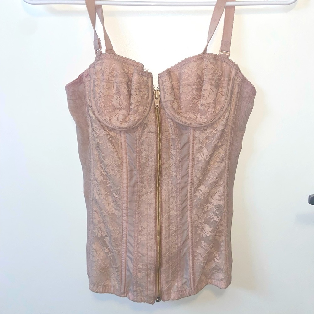 Pink corset top